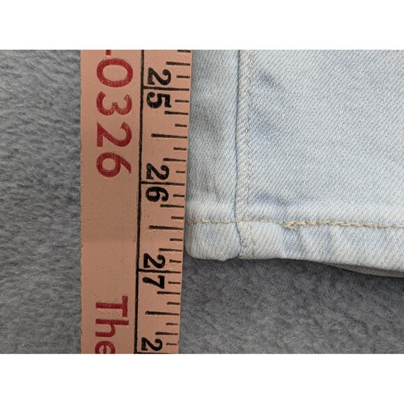 Levi's SilverTab Mom Jeans Womens 28x27 Light Wash High Waisted Tapered Stretch - Picture 9 of 16